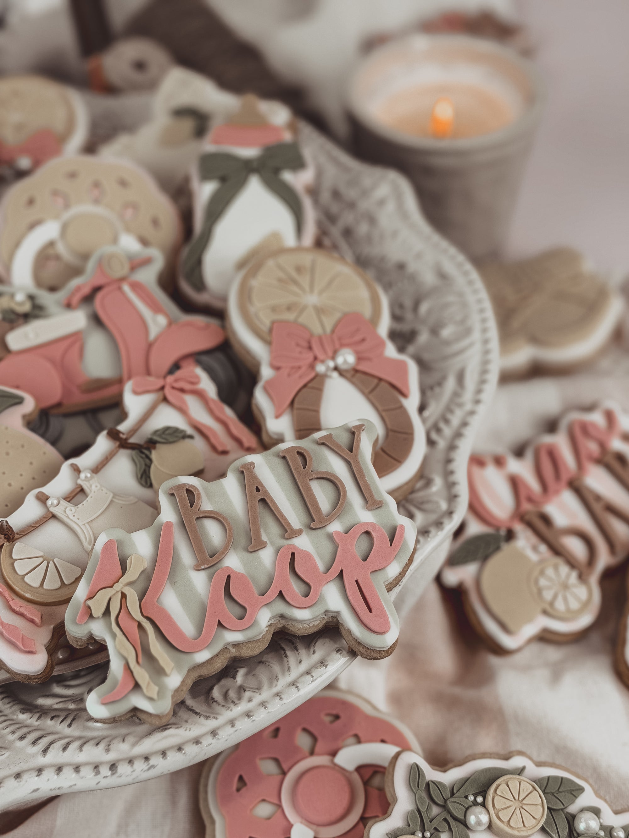 Lemon Wreath Cookie Cutter &amp; Stamp
