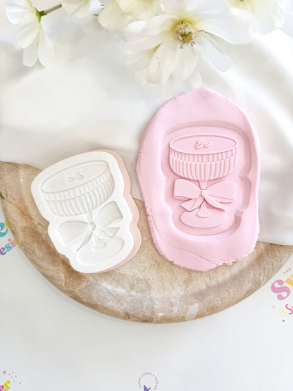 Espresso Martini With Bow Cookie Cutter & Stamp