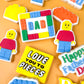 Brick Man Cookie Cutter & Stamp