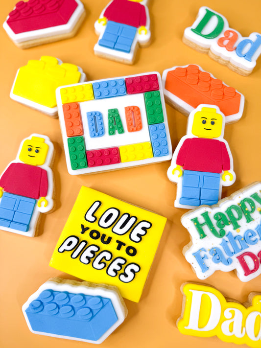 Brick Man Cookie Cutter & Stamp