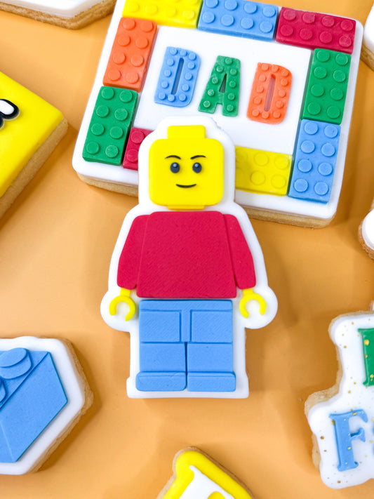 Brick Man Cookie Cutter & Stamp