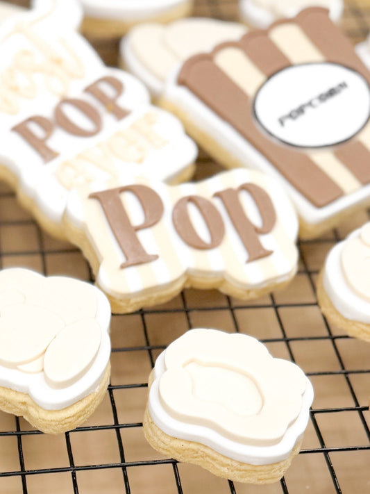 Popcorn Pieces Cookie Cutter & Stamp