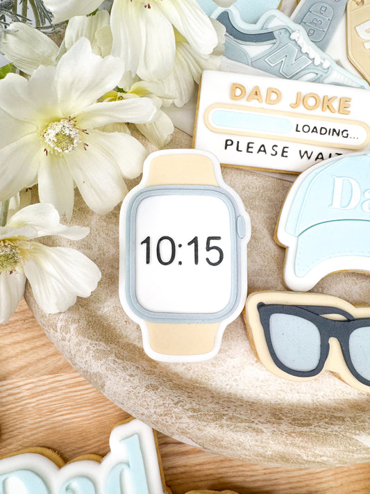 Digital Watch Cookie Cutter & Stamp