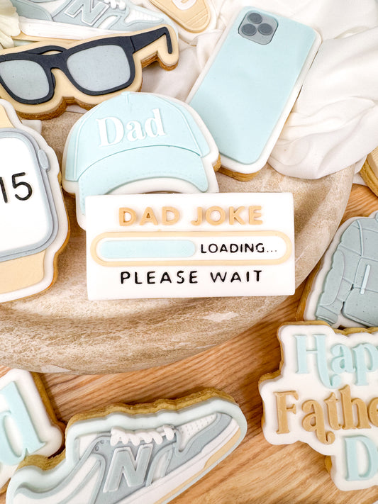 Dad Joke Loading Cookie Cutter & Stamp