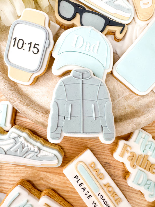 Puffer Jacket Cookie Cutter & Stamp