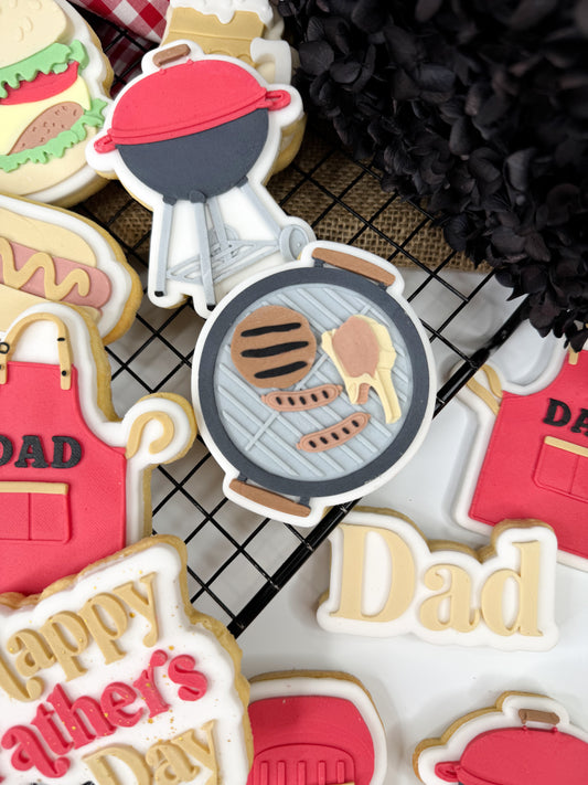 BBQ Grill Hotplate Cookie Cutter & Stamp