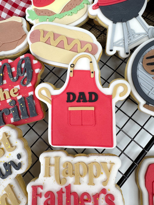 Dad Apron Cookie Cutter & Stamp