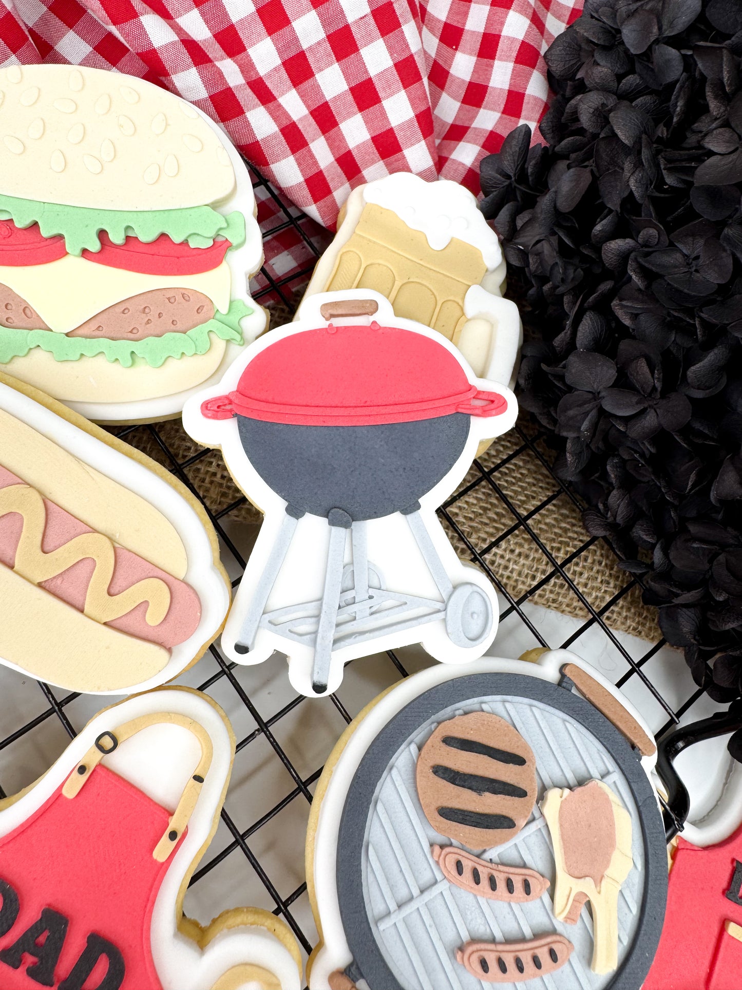 BBQ Cookie Cutter & Stamp