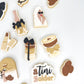 Hand Holding Bow Heels Cookie Cutter & Stamp