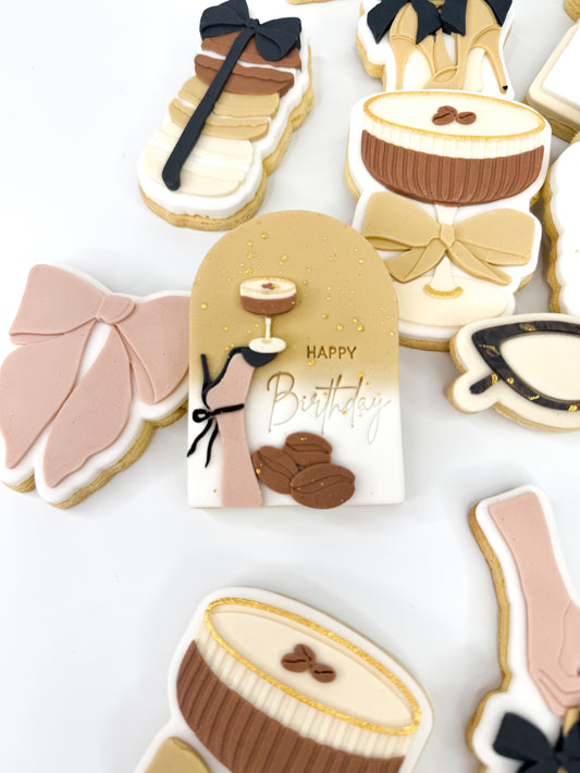 Espresso Martini On Bow Heels Cookie Cutter & Stamp