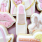 Lip Stick Cookie Cutter & Stamp