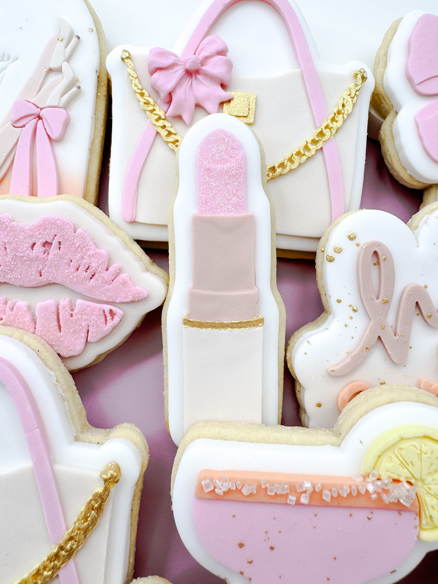 Lip Stick Cookie Cutter & Stamp