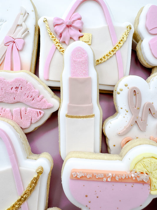 Lip Stick Cookie Cutter & Stamp
