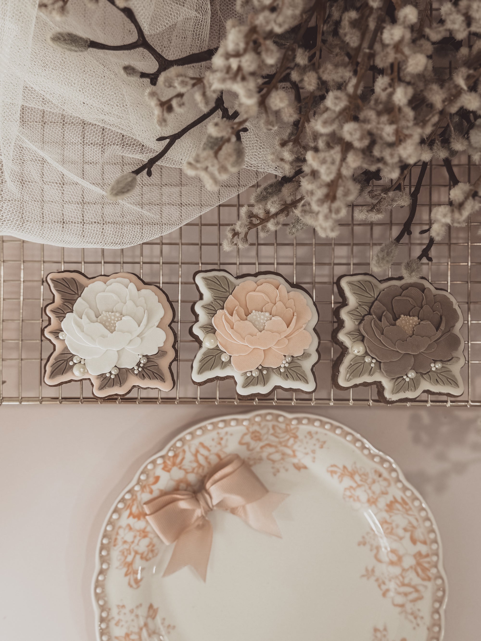 Open Flower Cookie Cutter &amp; Stamp