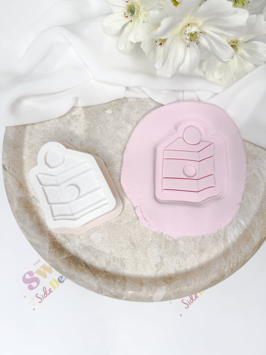 Cake Cookie Cutter & Stamp