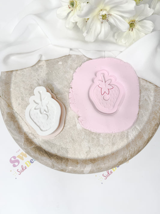 Strawberry Cookie Cutter & Stamp
