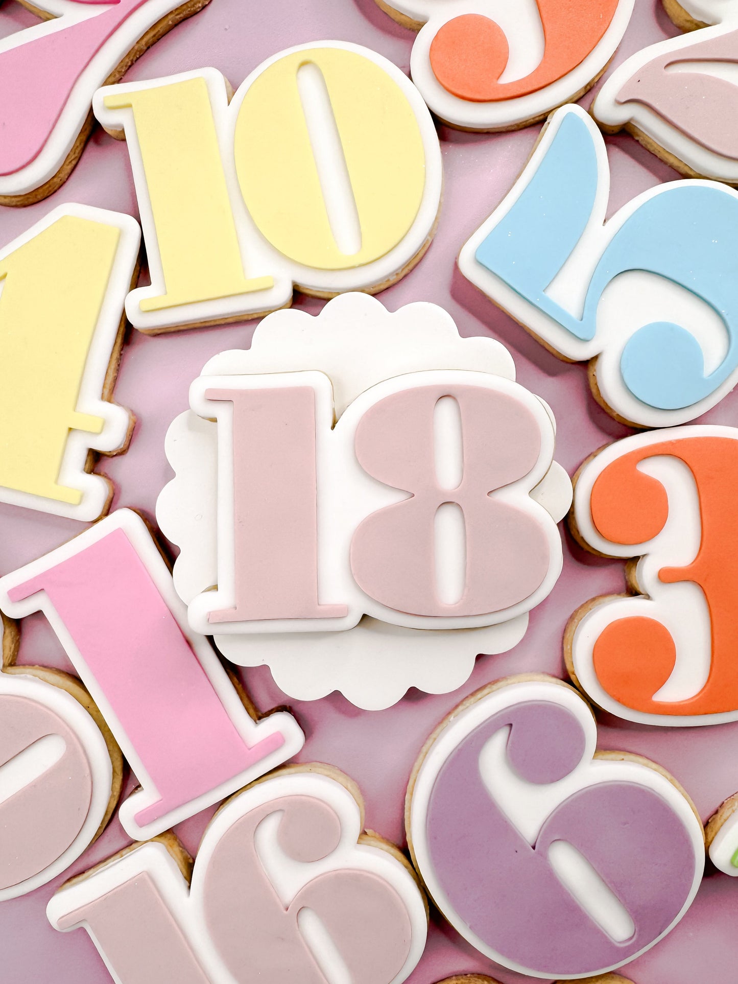 EIGHTEEN Cookie Cutter & Stamp