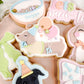 Cute Sausage Dog With Party Hat & Balloons Cookie Cutter & Stamp