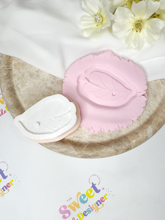 Leaf Cookie Cutter & Stamp