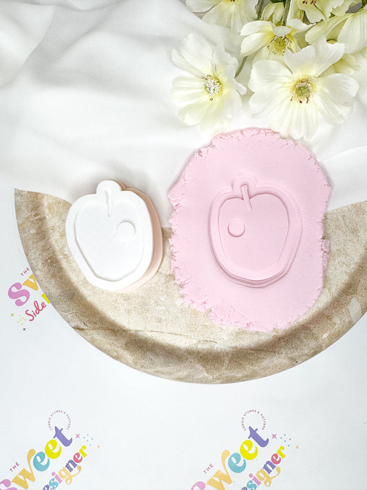 Apple Cookie Cutter & Stamp