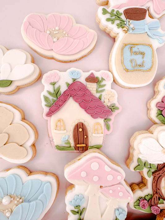 Floral Fairy House Cookie Cutter & Stamp