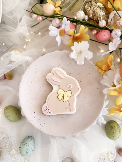Chocolate Bunny Cookie Cutter & Stamp