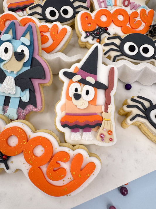 Orange Dog Witch Cookie Cutter & Stamp