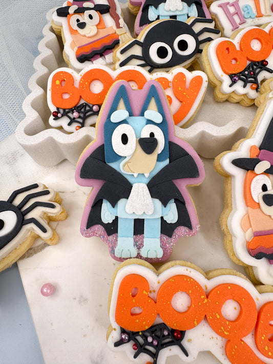 Blue Dog Dracula Cookie Cutter & Stamp