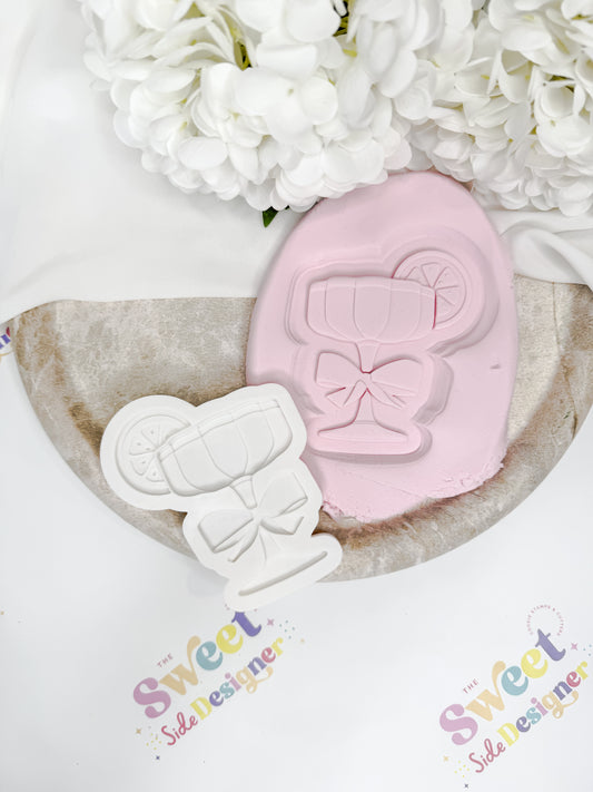 Lemon Cocktail Cookie Cutter & Stamp