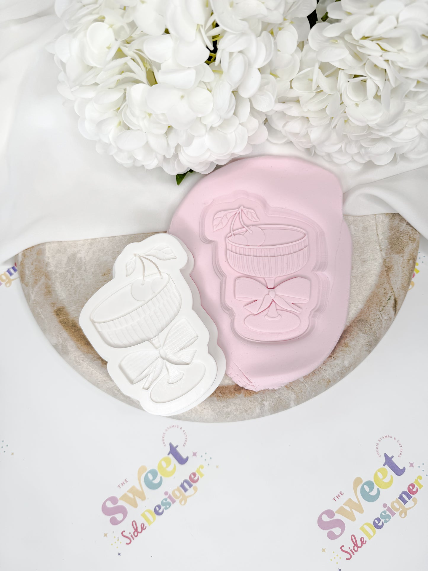 Cherry Cocktail Cookie Cutter & Stamp