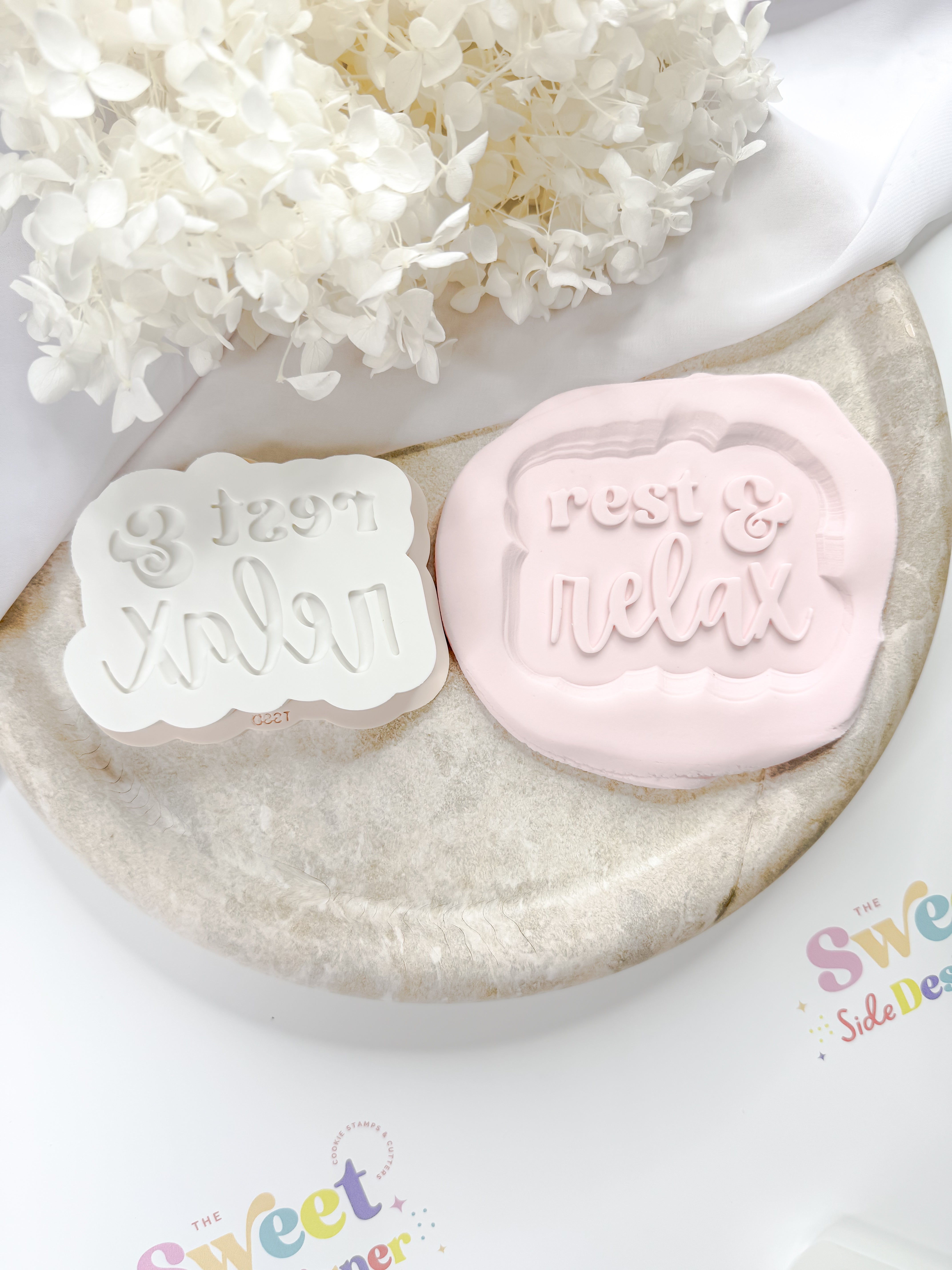 Rest & Relax Cookie Cutter & Stamp – The Sweet Side Designer