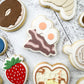 Bacon & Eggs Cookie Cutter & Stamp