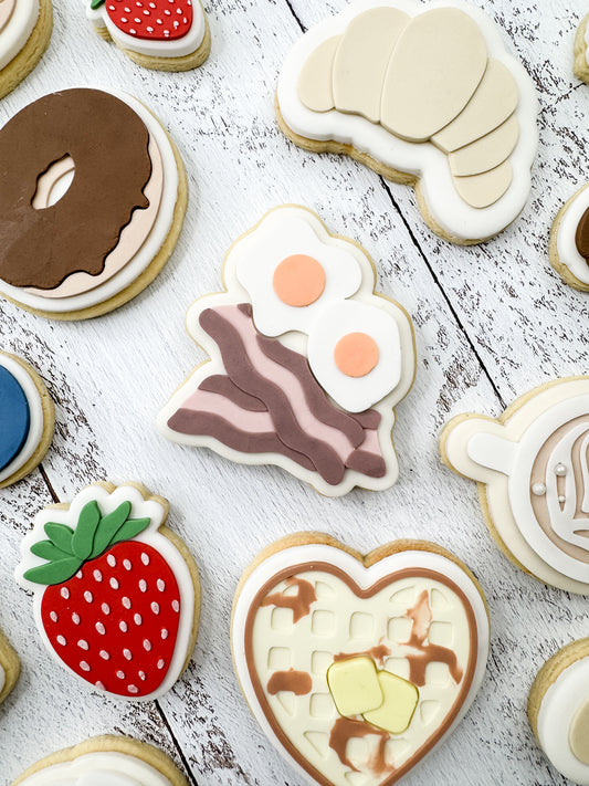 Bacon & Eggs Cookie Cutter & Stamp