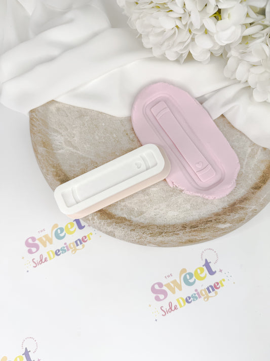 Heart Book Cookie Cutter & Stamp