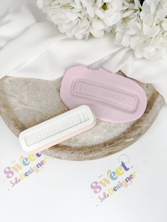 First Chapter Cookie Cutter & Stamp
