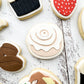 Cinnamon Bun Cookie Cutter & Stamp