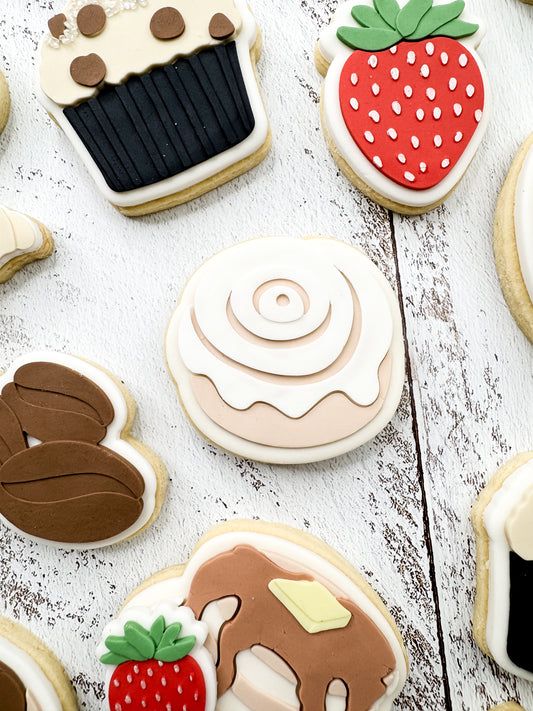 Cinnamon Bun Cookie Cutter & Stamp