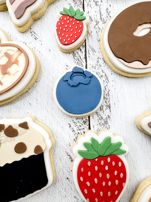 Blueberry Cookie Cutter & Stamp