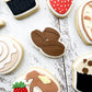 Coffee Beans Cookie Cutter & Stamp