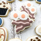 Bacon & Eggs Cookie Cutter & Stamp