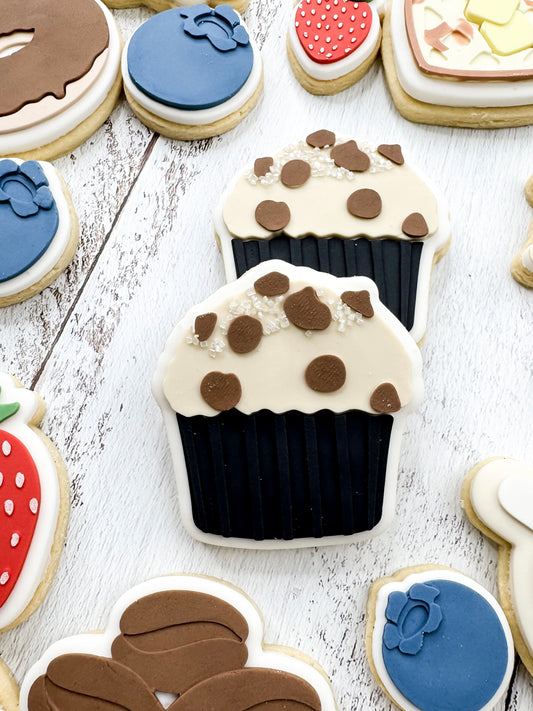 Chocolate Chip Muffin Cookie Cutter & Stamp
