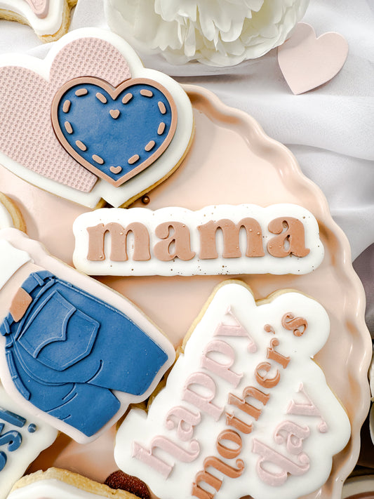 Mama Cookie Cutter & Stamp