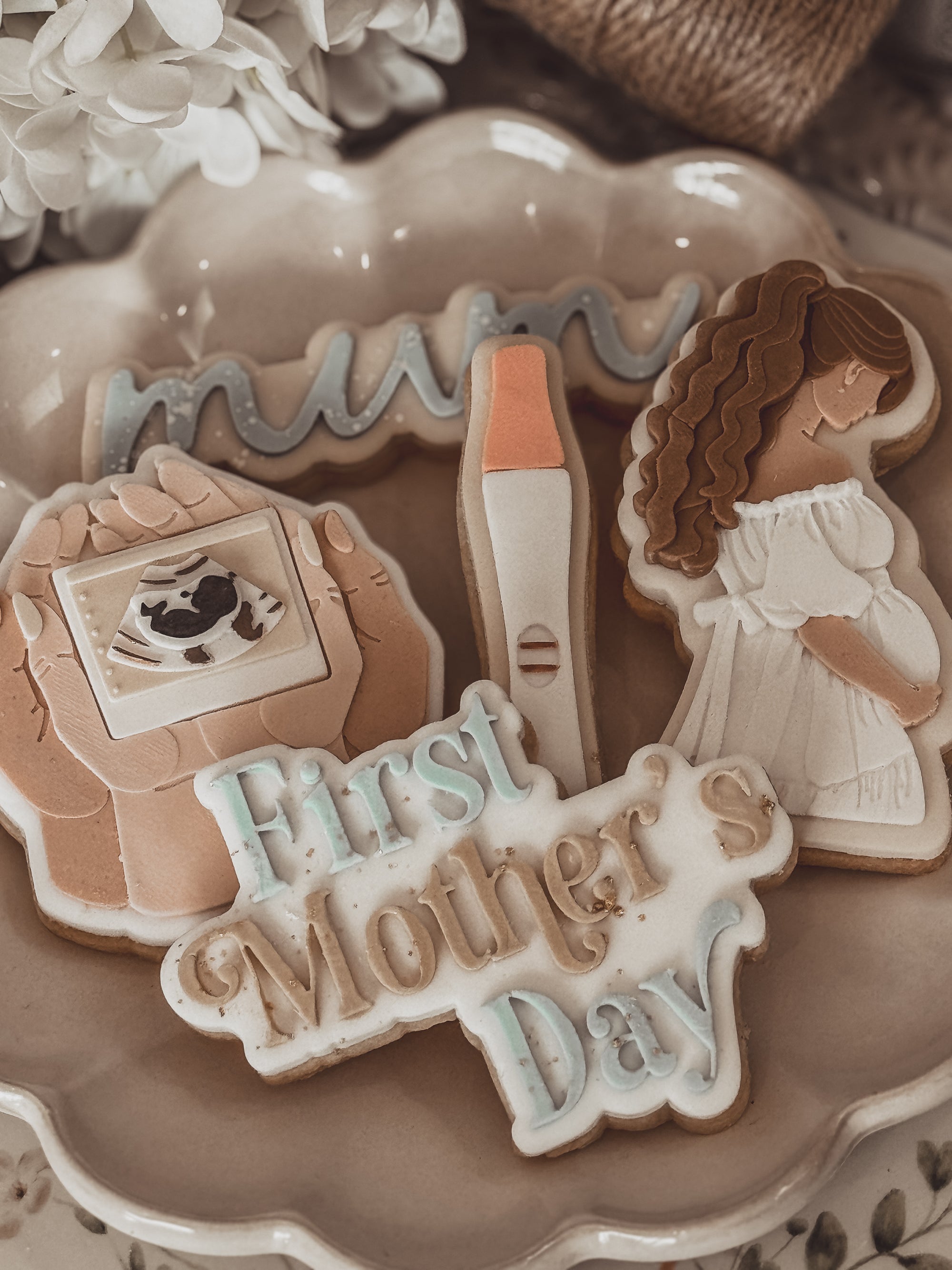 Pregnancy Test Cookie Cutter &amp; Stamp