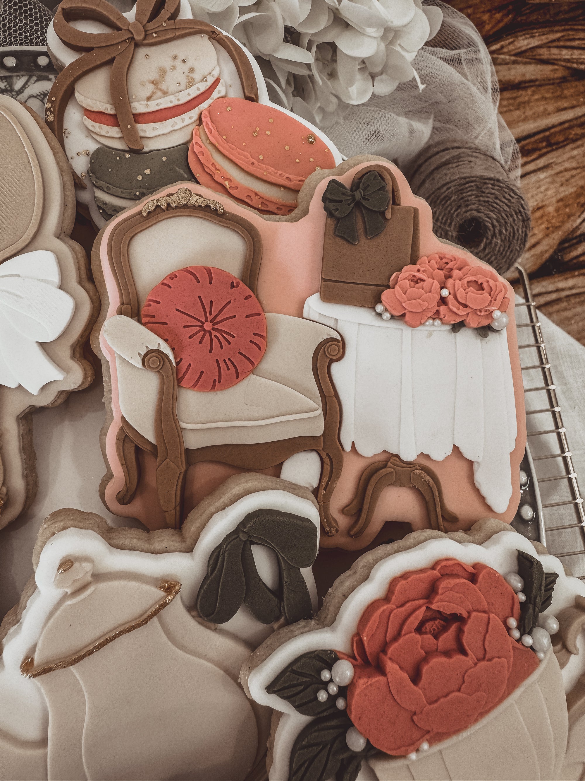 Brunch Table Cookie Cutter &amp; Stamp