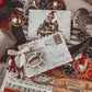 Vintage Elf Postcard Double Sided Cookie Backing Card (QTY 5)