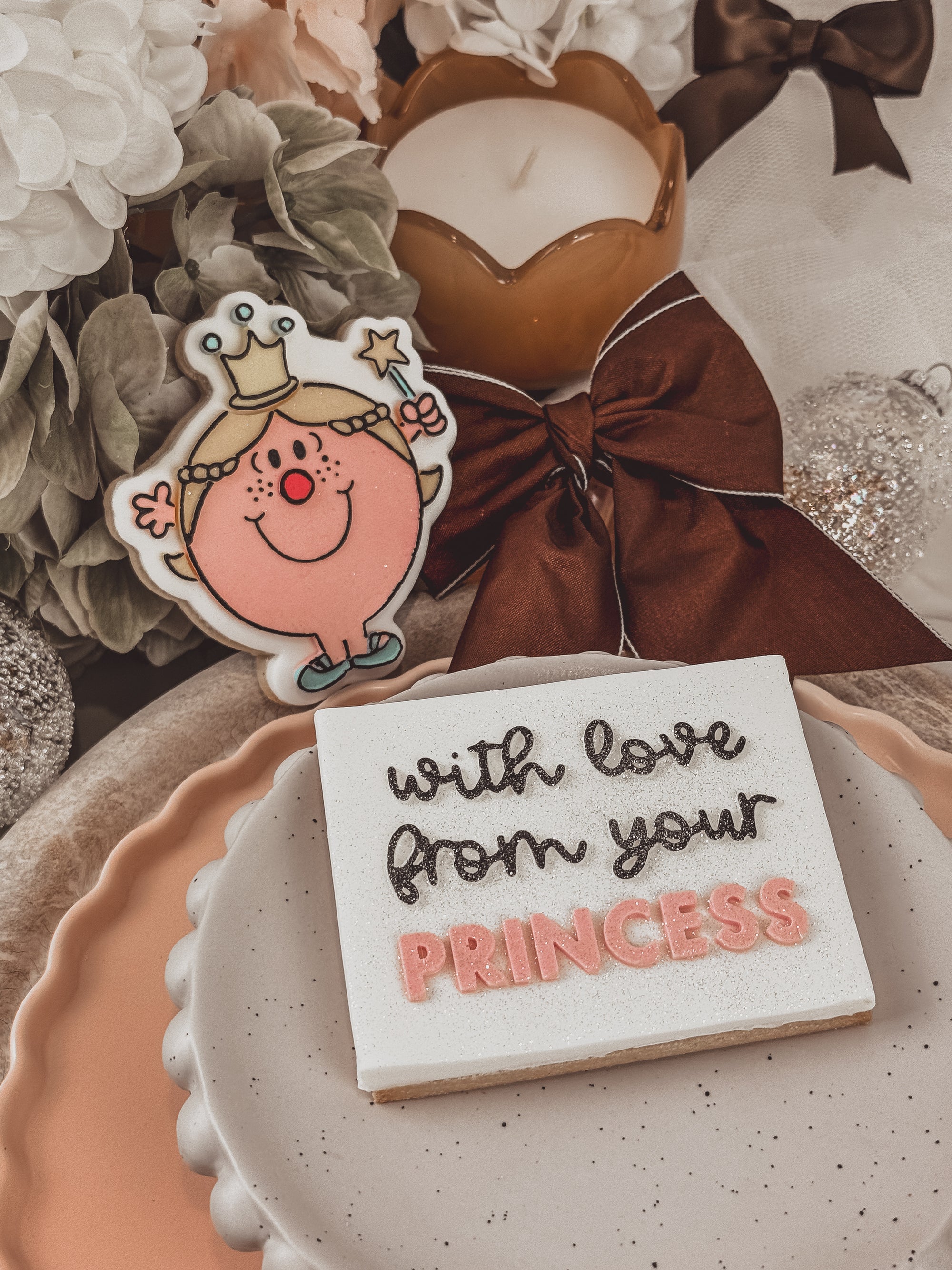 With Love, Your Little Princess Cookie Cutter &amp; Stamp