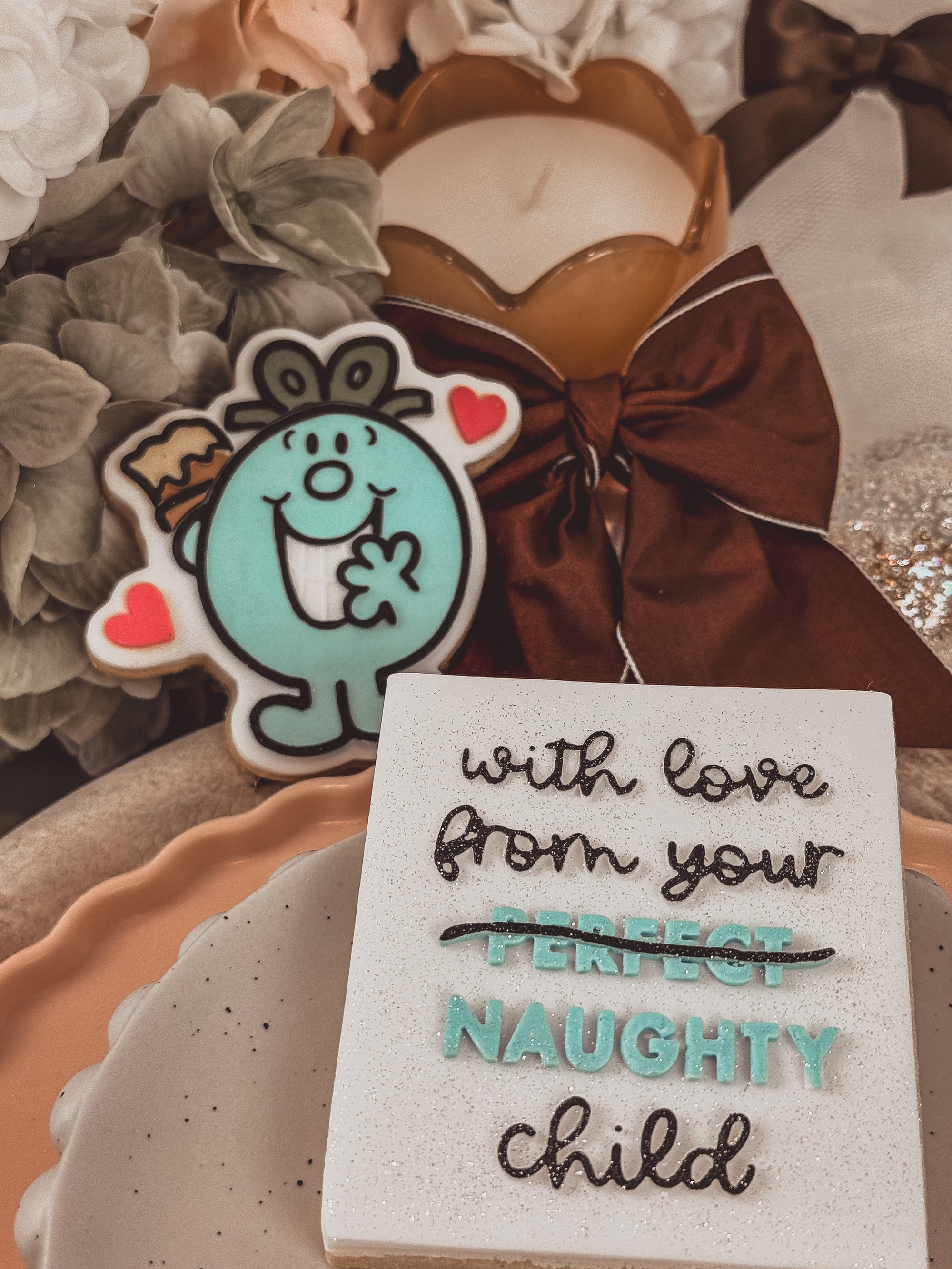 Naughty Character Cookie Cutter &amp; Stamp