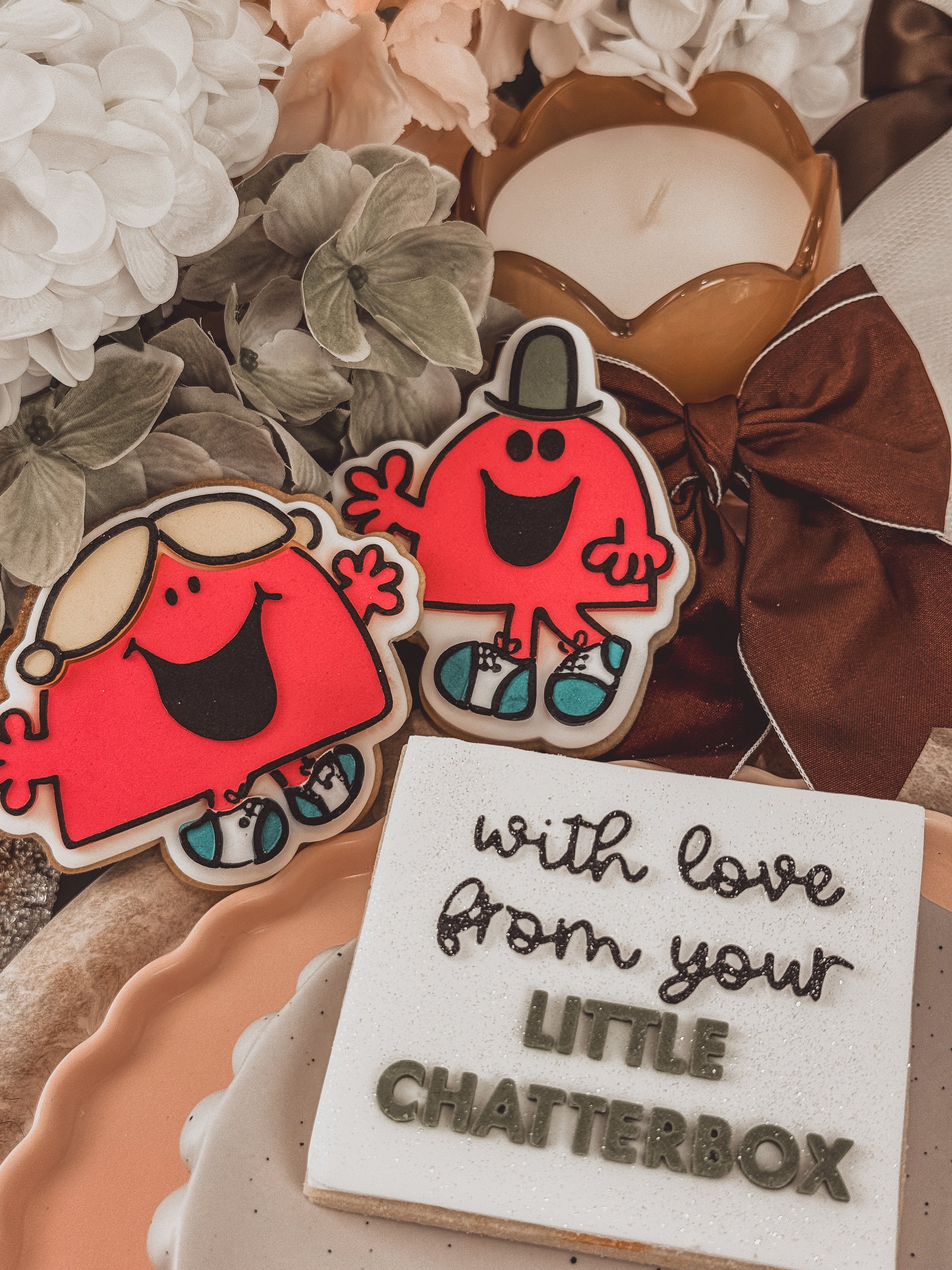 With Love, From Your Little Chatterbox Text Cookie Cutter &amp; Stamp