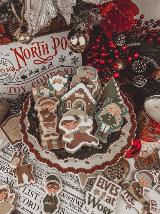 Christmas Present With Tag Cookie Cutter & Stamp