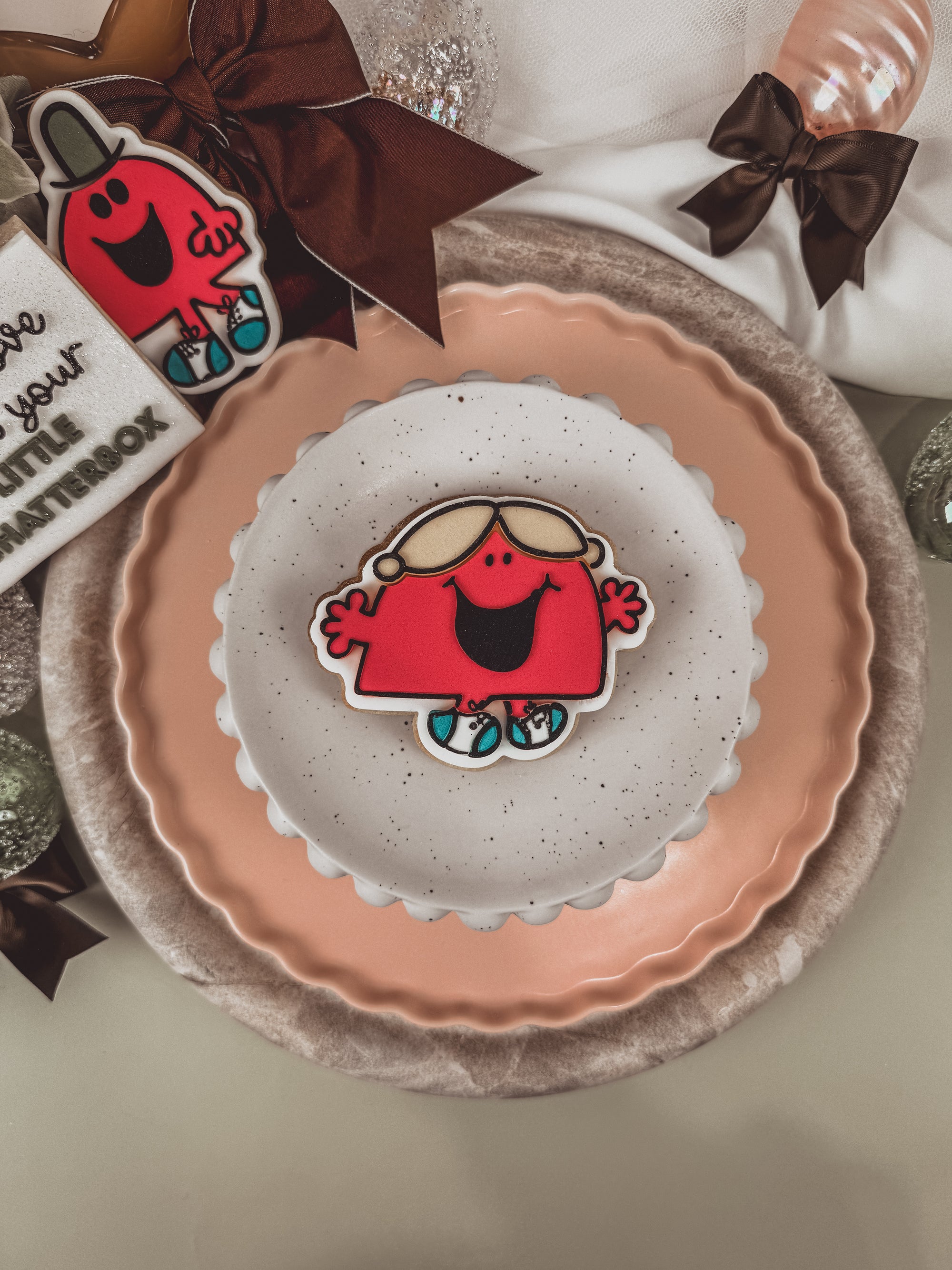 Cute Lady Chatterbox Cookie Cutter &amp; Stamp